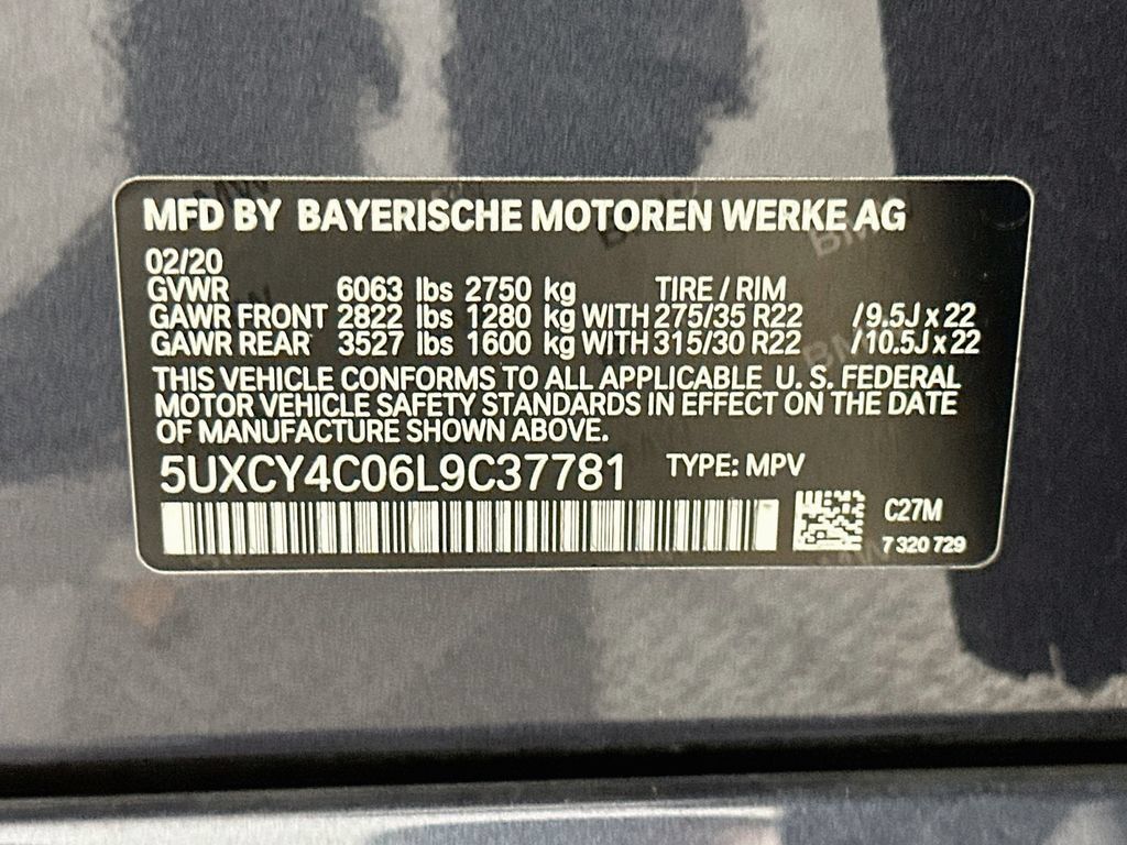 Used 2020 BMW X6 sDrive40i w/ M Sport Package RWD image 33