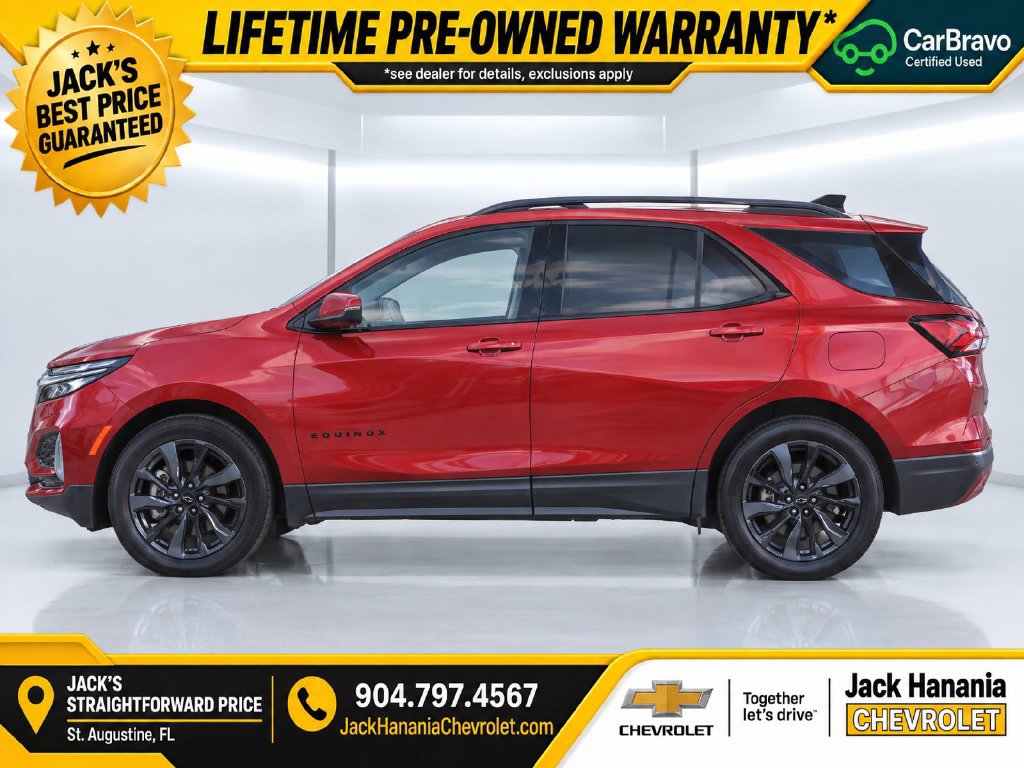 Used 2022 Chevrolet Equinox RS w/ RS Leather Package FWD image 4