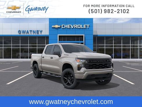 New 2026 Chevrolet Silverado 1500 Custom w/ Turbomax Blackout Package AWD/4WD image 1