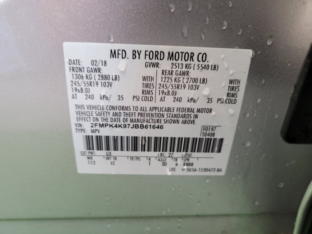 Used 2018 Ford Edge Titanium AWD/4WD image 33