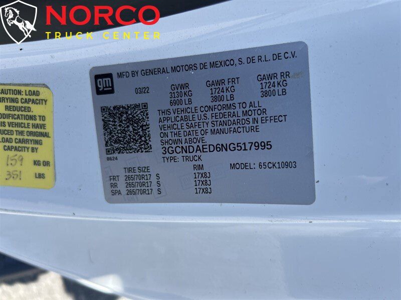 Used 2022 Chevrolet Silverado 1500 W/T w/ WT Value Package AWD/4WD image 14