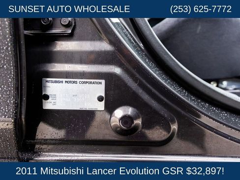 Used 2011 Mitsubishi Lancer Evolution GSR AWD/4WD image 74