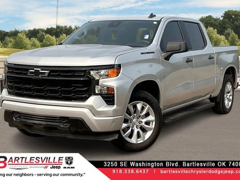 Used 2022 Chevrolet Silverado 1500 Custom w/ LPO, Dark Essentials Package image 1