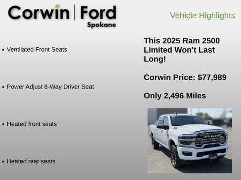Used 2025 RAM 2500 Limited AWD/4WD image 12