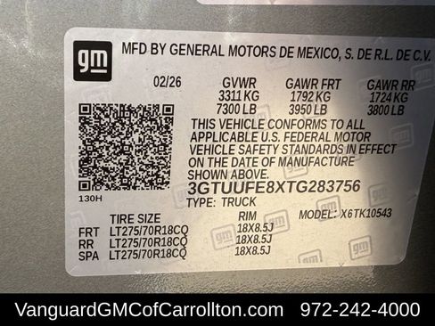New 2026 GMC Sierra 1500 AT4X AWD/4WD image 26