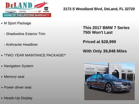 Used 2017 BMW 750i image 12