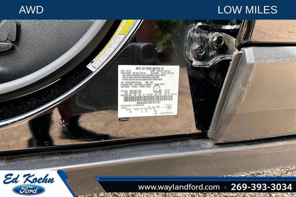 Used 2021 Ford EcoSport SE w/ SE Convenience Package AWD/4WD image 33
