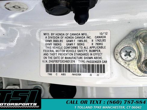 Used 2012 Honda Civic LX image 35