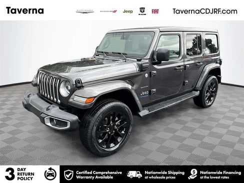 Used 2021 Jeep Wrangler Unlimited Sahara w/ Cold Weather Group AWD/4WD image 1