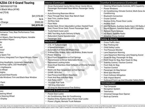 Used 2016 MAZDA CX-9 Grand Touring image 33