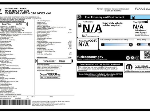 Used 2024 RAM 3500 Tradesman w/ Chrome Appearance Group image 4