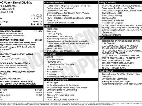 Used 2021 GMC Yukon XL Denali w/ Denali Ultimate Package image 9