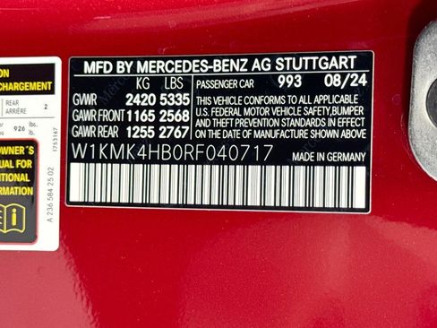 Used 2024 Mercedes-Benz CLE 300 4MATIC Cabriolet image 30
