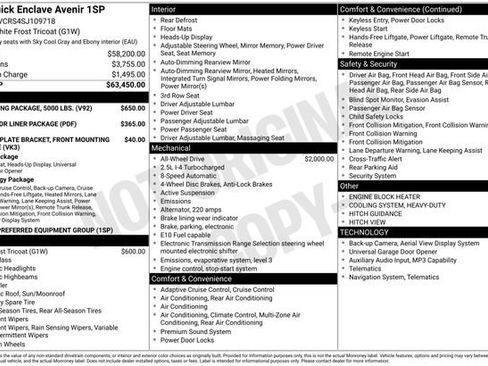 Used 2025 Buick Enclave Avenir w/ Trailering Package, 5000 lbs. image 28