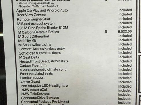 Used 2025 BMW M8 Competition w/ M Carbon Exterior Package AWD/4WD image 39