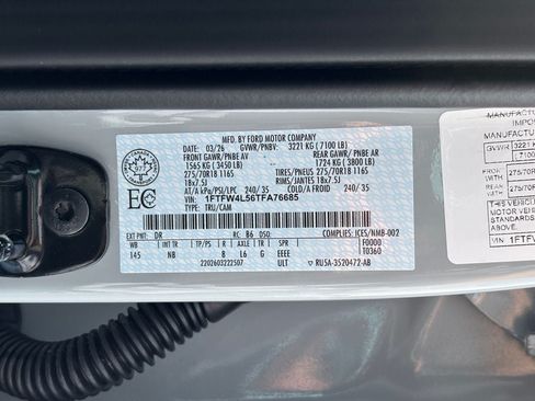 Used 2026 Ford F150 Tremor w/ Equipment Group 402B MID AWD/4WD image 36