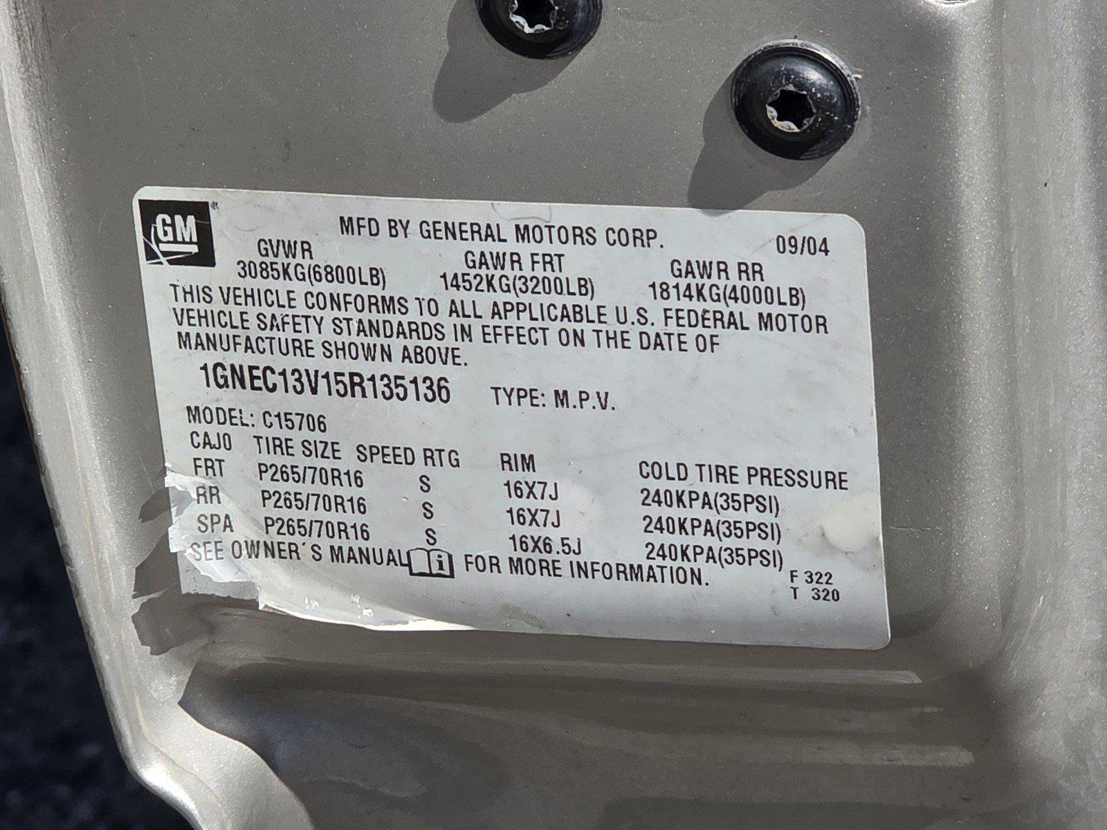 Used 2005 Chevrolet Tahoe LS RWD image 21