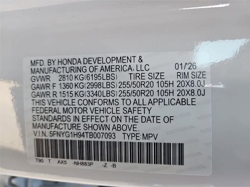 New 2026 Honda Pilot Black Edition image 18