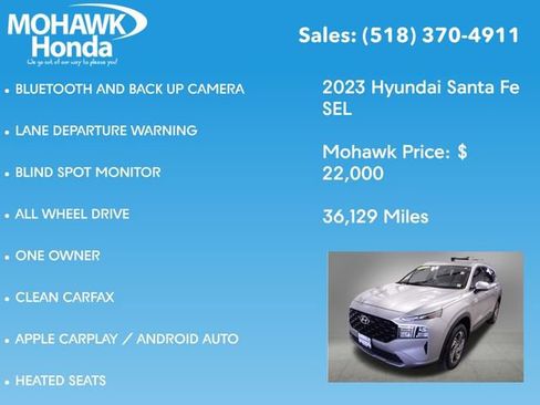 Used 2023 Hyundai Santa Fe SEL AWD/4WD image 7
