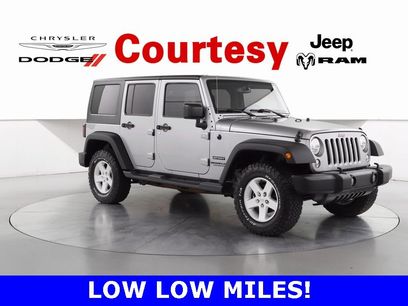 Used 2017 Jeep Wrangler Unlimited Sport w/ Quick Order Package 24S