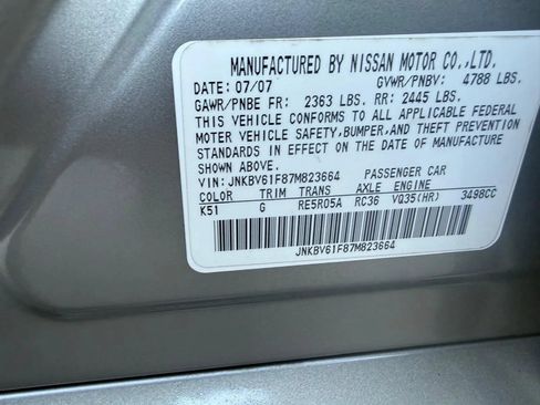 Used 2007 INFINITI G35 x Sedan w/ Premium Pkg AWD/4WD image 29
