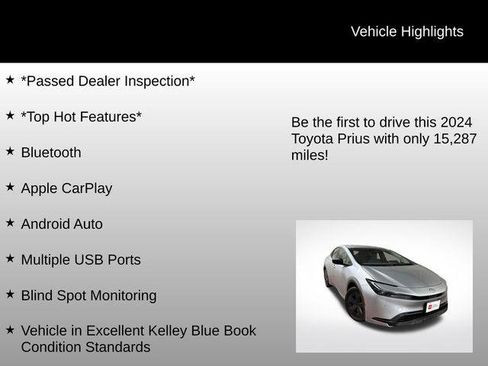 Certified 2024 Toyota Prius LE image 6