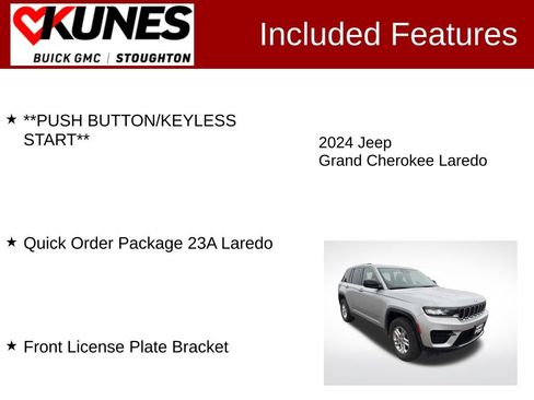 Used 2024 Jeep Grand Cherokee Laredo AWD/4WD image 3