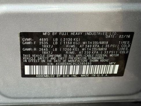 Used 2016 Subaru Outback 2.5i Limited image 37