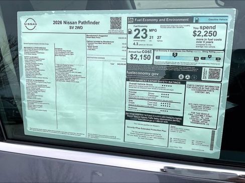 New 2026 Nissan Pathfinder SV image 12