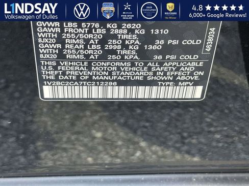 New 2026 Volkswagen Atlas Cross Sport SEL image 21