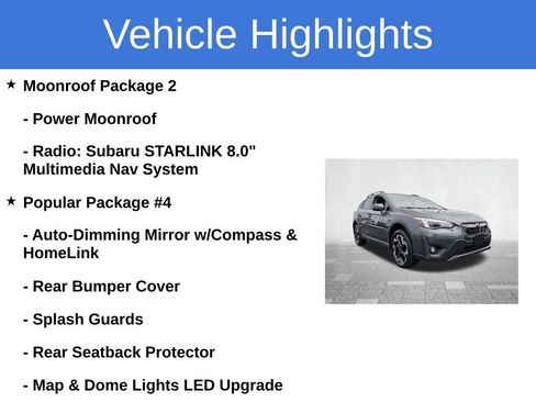 Used 2021 Subaru Crosstrek 2.5i Limited w/ Moonroof Package 2 AWD/4WD image 4