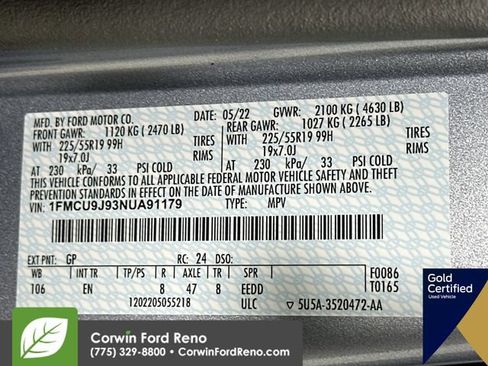 Used 2022 Ford Escape Titanium AWD/4WD image 35