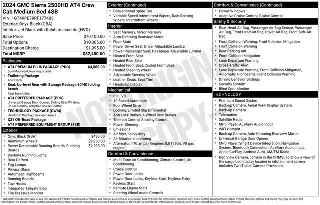 Used 2024 GMC Sierra 2500 AT4 w/ AT4 Premium Plus Package AWD/4WD image 41