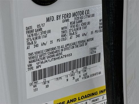 Used 2017 Ford Expedition EL XLT w/ Equipment Group 202A image 23