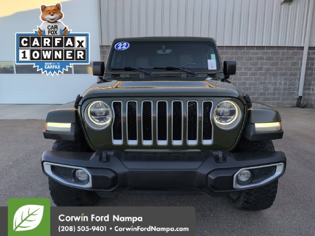 Used 2022 Jeep Wrangler Unlimited Sahara w/ LED Lighting Group AWD/4WD image 8