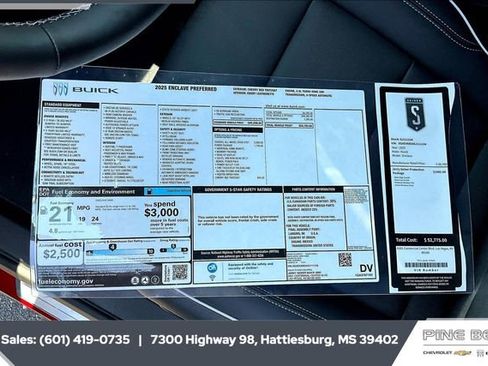 New 2025 Buick Enclave Preferred w/ Power Package image 12