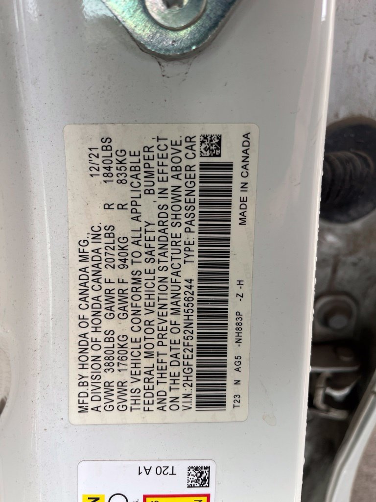 Used 2022 Honda Civic Sport image 10