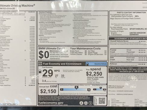 Used 2026 BMW X3 xDrive30i w/ Convenience Package AWD/4WD image 31