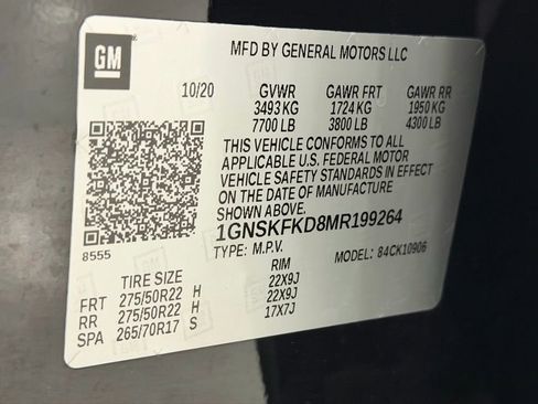 Used 2021 Chevrolet Suburban Premier w/ Premium Package image 32