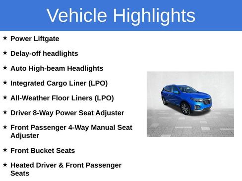 Used 2024 Chevrolet Equinox Premier w/ LPO, Floor Liner Package FWD image 4