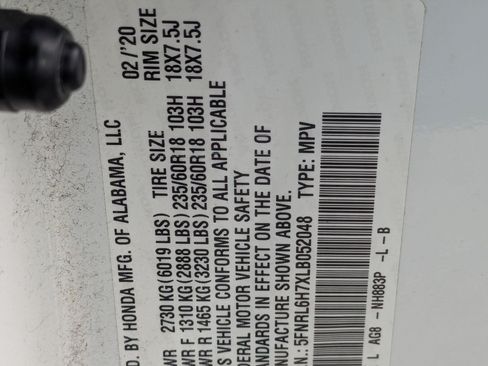 Used 2020 Honda Odyssey EX-L image 35