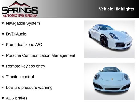 Used 2017 Porsche 911 Carrera 4S AWD/4WD image 2