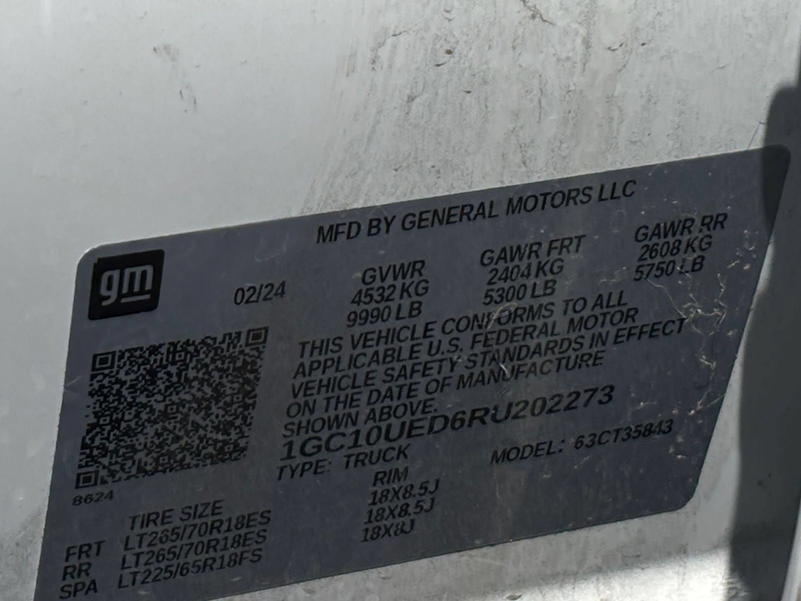 Used 2024 Chevrolet Silverado EV W/T AWD/4WD image 33