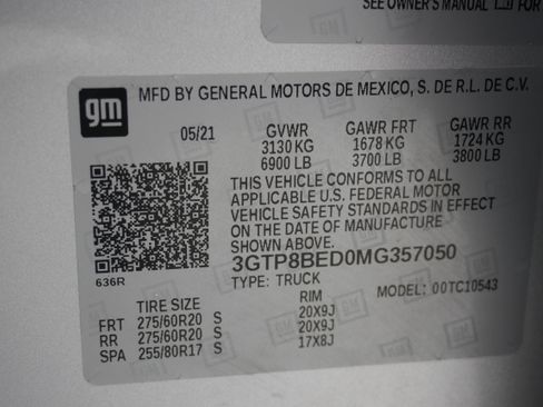 Used 2021 GMC Sierra 1500 SLE RWD image 24
