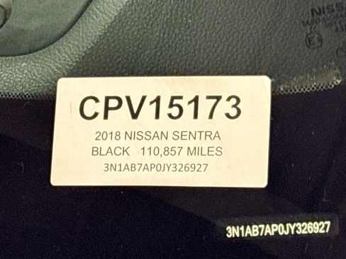 Used 2018 Nissan Sentra SR w/ Protection Package FWD image 23
