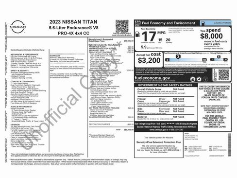 Used 2023 Nissan Titan PRO-4X w/ Pro-4x Convenience Package image 4