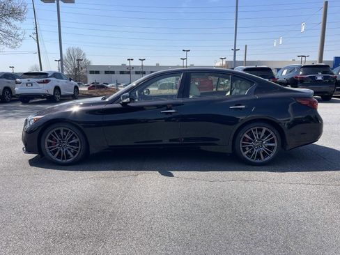 Used 2023 INFINITI Q50 Red Sport 400 w/ Black Opal Edition image 2