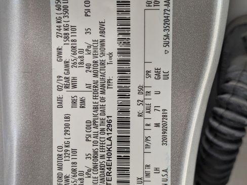 Used 2019 Ford Ranger XLT w/ Equipment Group 302A Luxury image 20