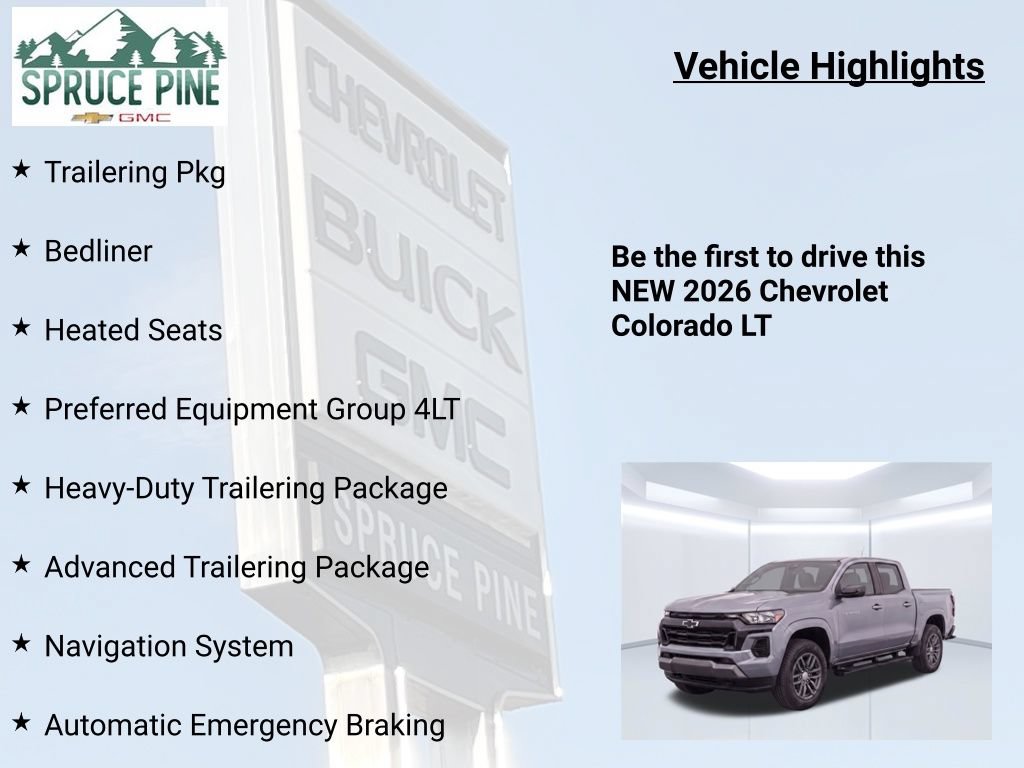 New 2026 Chevrolet Colorado LT w/ Advanced Trailering Package AWD/4WD image 5