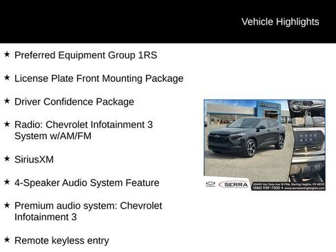 Certified 2024 Chevrolet Trax RS w/ Driver Confidence Package FWD image 4